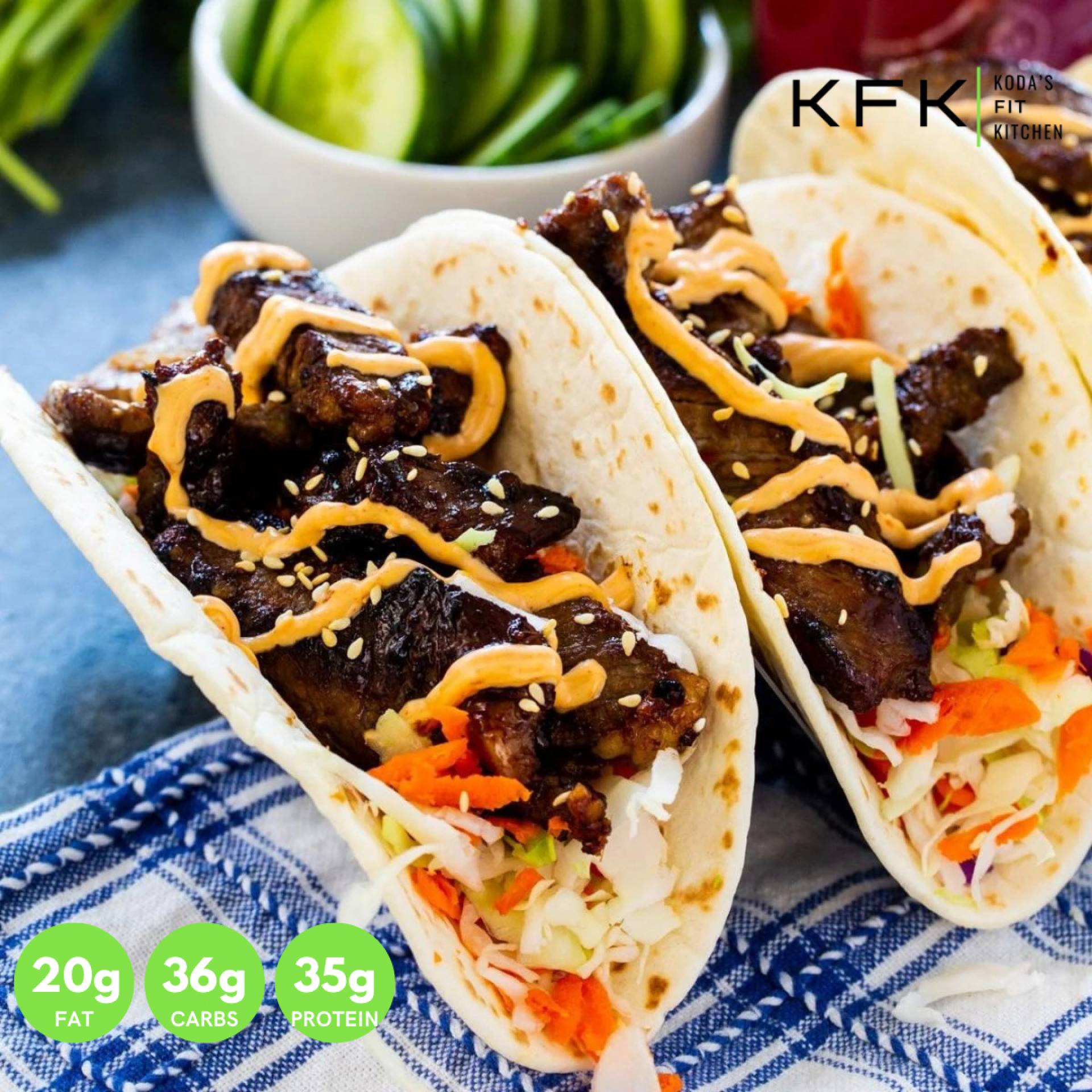 Korean Steak Tacos