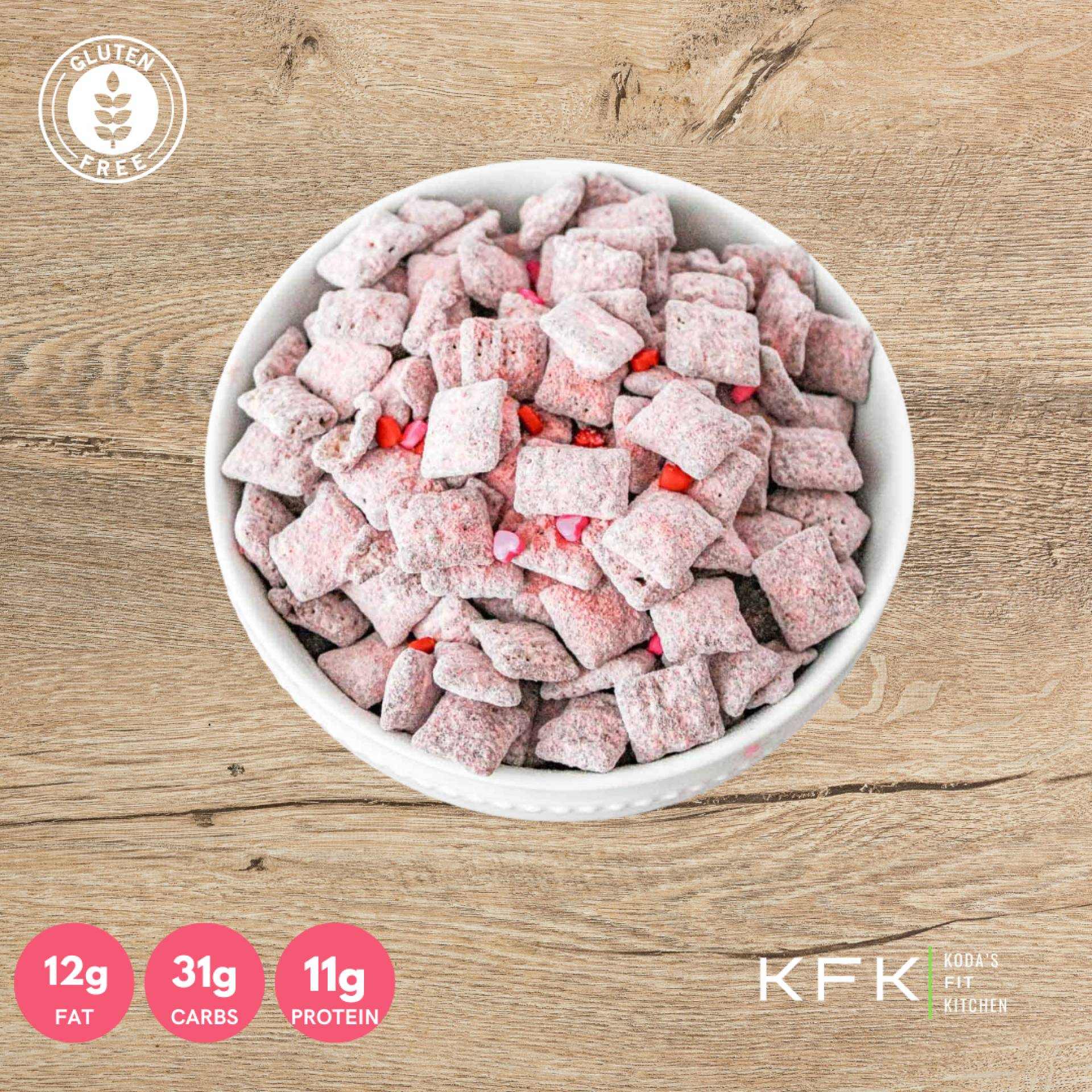Protein Puppy Chow - Strawberries & Cream