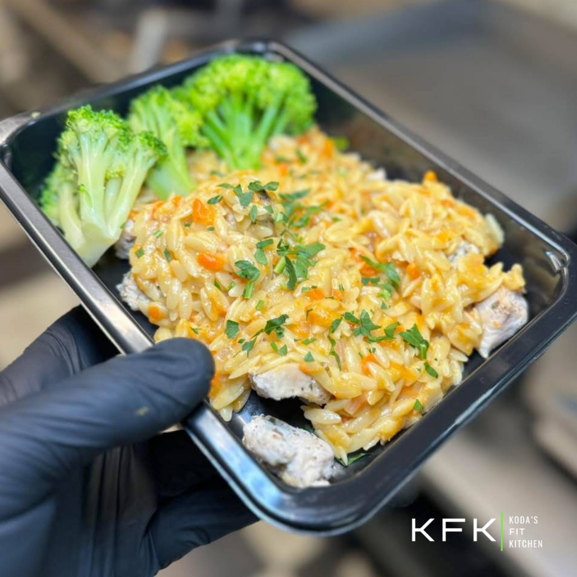 Broccoli Cheddar Orzo