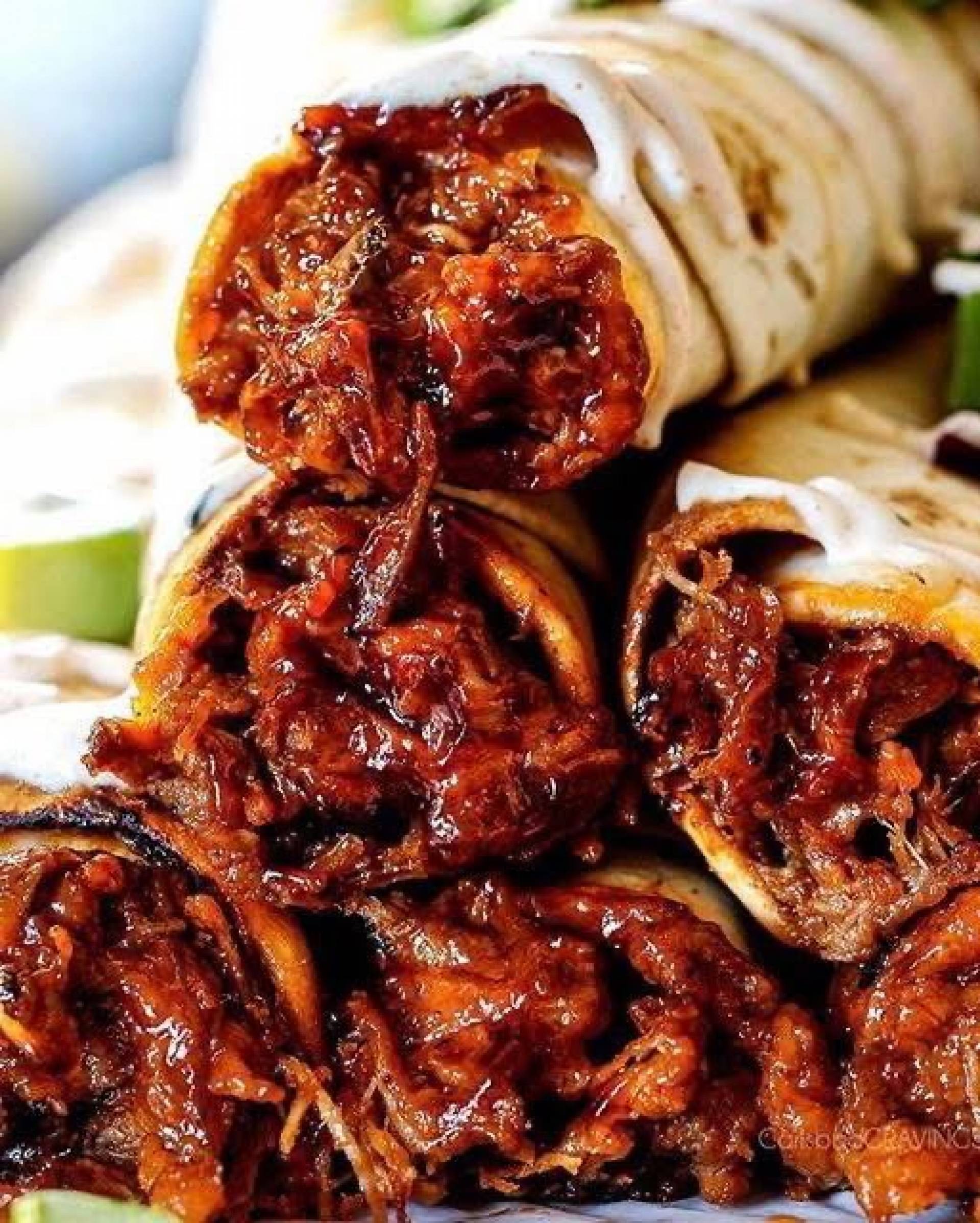 BBQ Turkey Taquitos