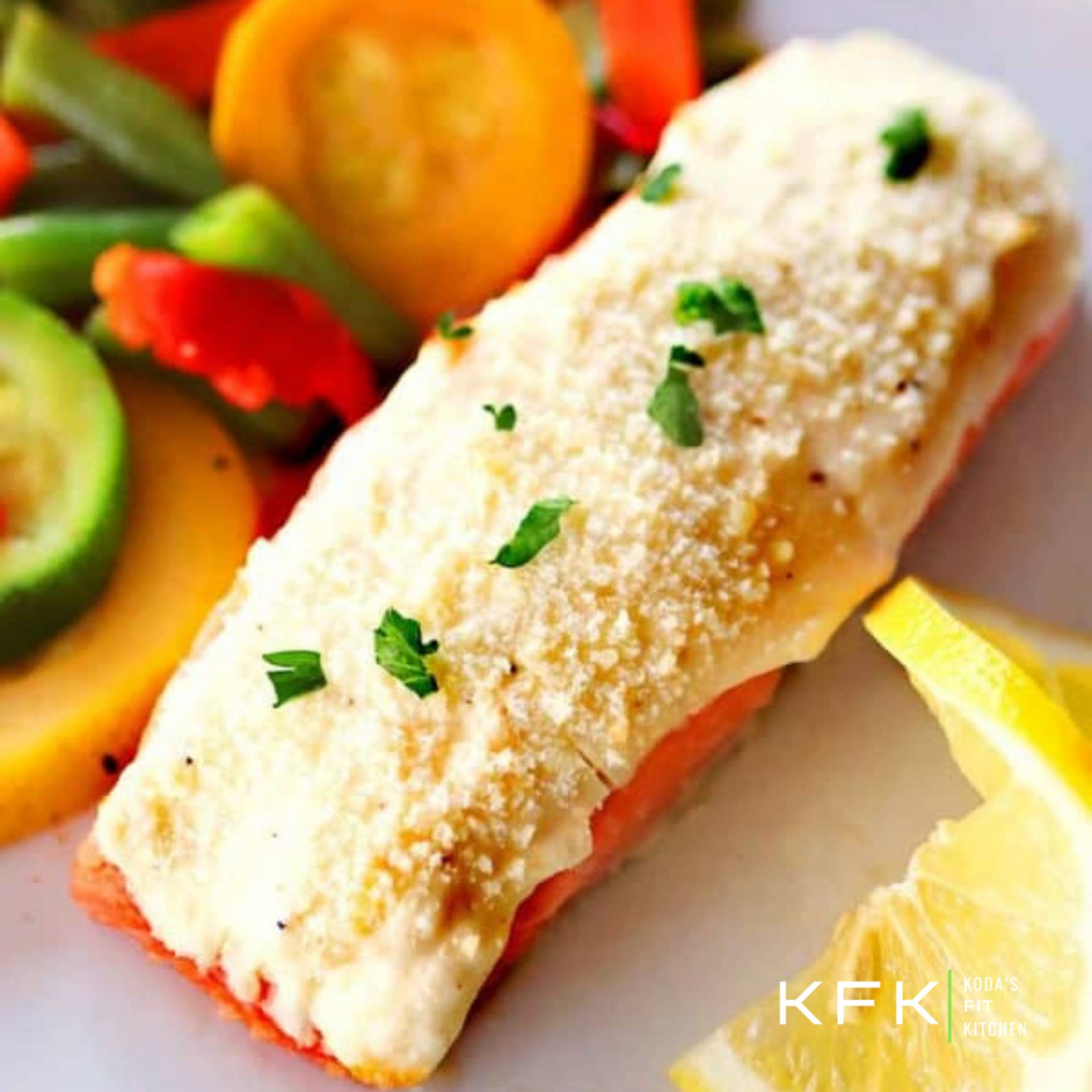 Garlic Parmesan Salmon