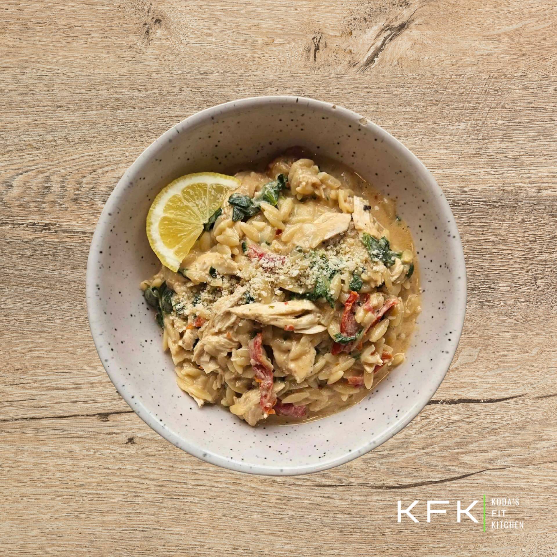 Creamy Tuscan Chicken Orzo