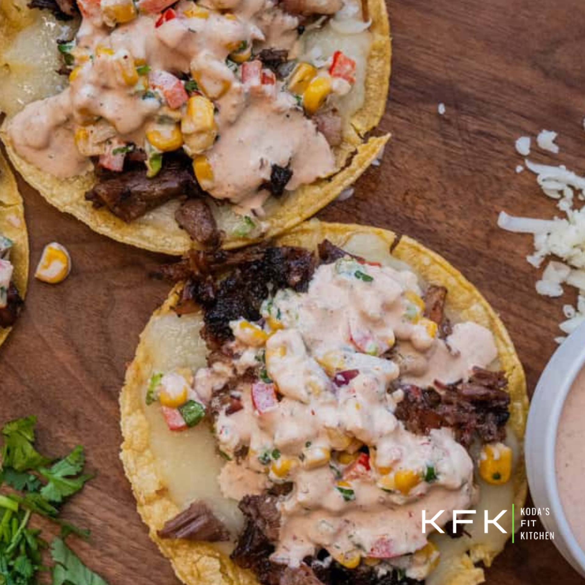 Brisket Street Corn Tacos